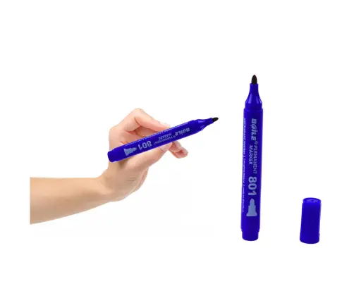 Permanent Marker Waterproof Blue 2.5-4.5 mm