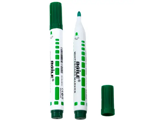 Set of Green Dry Erase Board Markers 12 pcs
