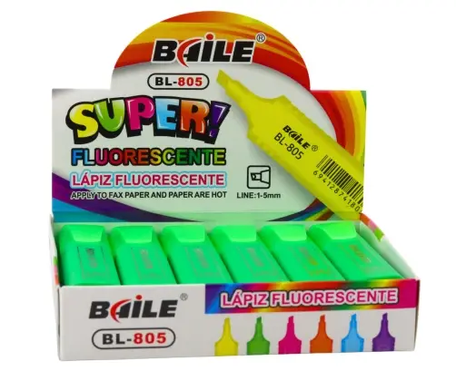 Highlighter Marker For Notes School Office Neon Intense Green