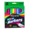 Set of Neon Markers for School, Water-Based Ink, Colorful, 8 pcs