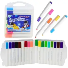 Set of Acrylic Marker Pens in Organizer 18pcs.