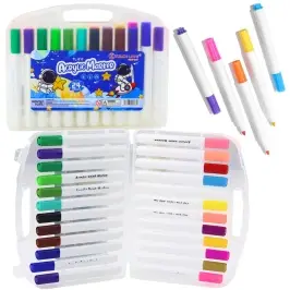 Set of 24 Acrylic Marker Pens in Organizer