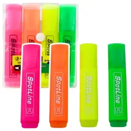 Set of Neon Highlighters Markers for Office and School 4 pcs Set of Neon Highlighters Markers for Office and School 4 pcs