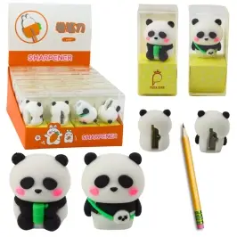 Sharpener for thin pencils, pencils, school, office, Panda