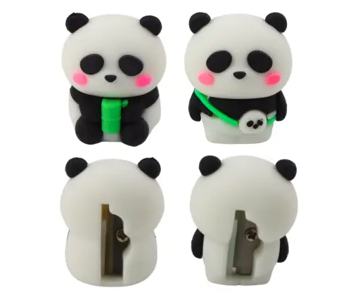 Sharpener for thin pencils, pencils, school, office, Panda