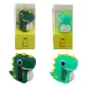 Sharpener for thin pencils, school, office, dinosaur, green