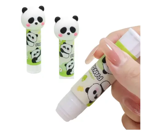 Glue Stick School Office Capybara Green 3D