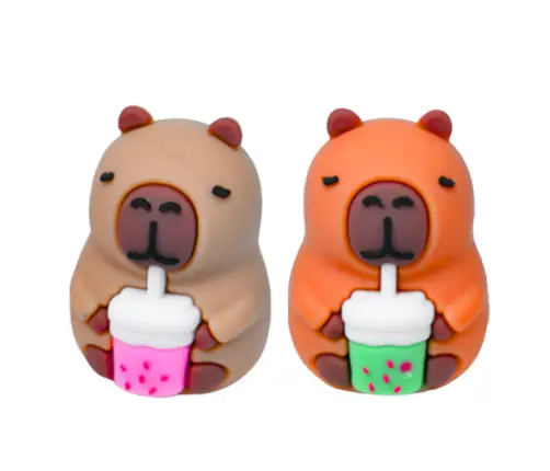 Capybara Sharpener With Cup School Office Brown