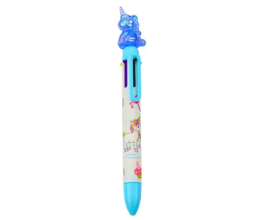 Multicolor Pen 6 Colors Unicorn Figure 0.7mm