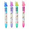 Multicolor Pen 6 Colors Unicorn Figure 0.7mm