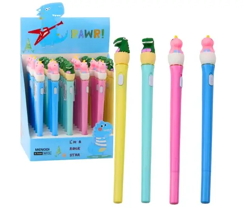 Glowing Dinosaur Ballpoint Pen In Egg Blue Ink 0.7mm Mix Glowing Dinosaur Ballpoint Pen In Egg Blue Ink 0.7mm Mix