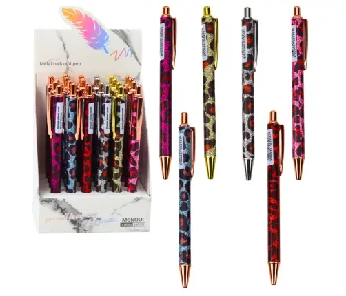 Metal Ballpoint Pen Automatic Panther Blue Ink 1.0mm