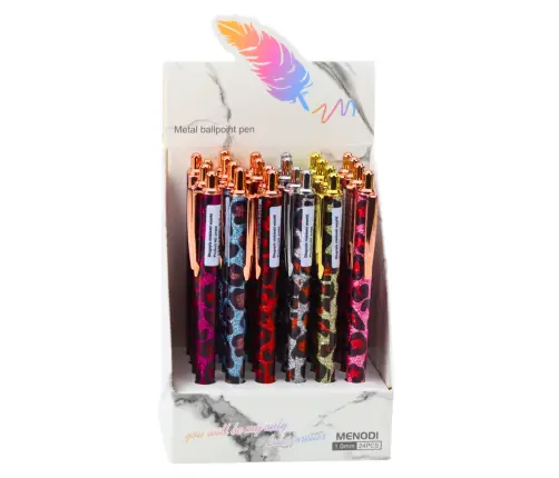 Metal Ballpoint Pen Automatic Panther Blue Ink 1.0mm