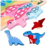 Puzzle Board 2in1 Wooden Educational Marker Dinosaurs 12pcs Puzzle Board 2in1 Wooden Educational Marker Dinosaurs 12pcs