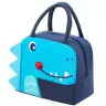 Thermal Insulating Breakfast Lunch Bag Dinosaur Blue 23cm