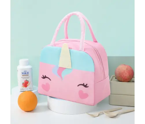 Thermal Insulating Breakfast Bag Lunch Bag Unicorn 23cm