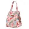 Thermal Insulating Breakfast Lunch Bag Pink Flowers 25cm