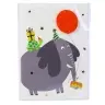 Greeting Card 3D Unicorn Elephant Frog Dinosaur + Envelope