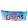 Girl's School Holographic Pencil Case Summer Unicorns