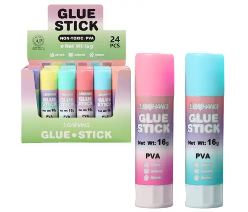 Glue Stick School Office Pastel 16g