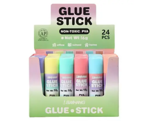 Glue Stick School Office Pastel 8g