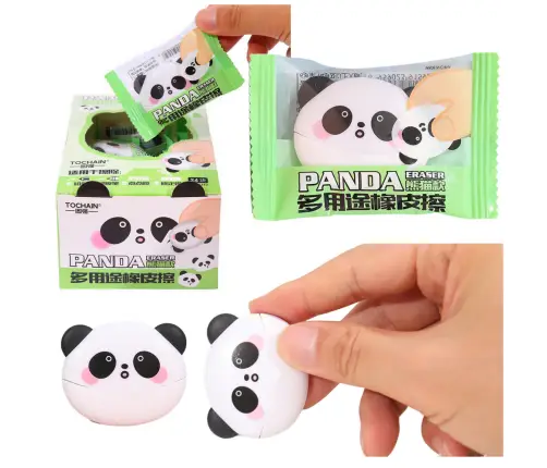 Eraser for erasing school office panda