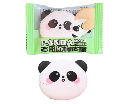Eraser for erasing school office panda