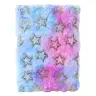 Plush Notebook Notebook Lined Gold Stars Pastel A5 80 Sheets