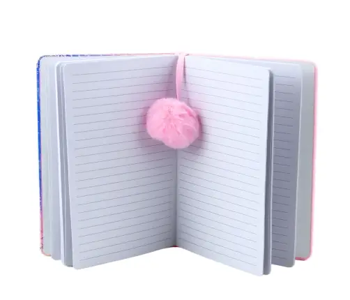 Notizbuch Einhorn Konfetti Holografisch Liniertes Notizbuch A5 80 Blatt