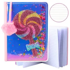 Notebook Notebook Lined Lollipop Confetti Holographic A5 80 Sheets Notebook Notebook Lined Lollipop Confetti Holographic A5 80 Sheets