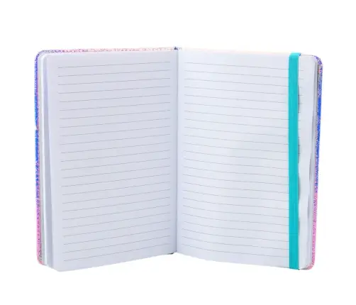 Notebook Notebook Lined Shell With Confetti Holographic A5 70 Sheets