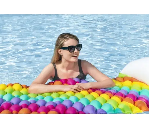 Inflatable Swimming Mattress Rainbow 216 x 80 cm Bestway 44107