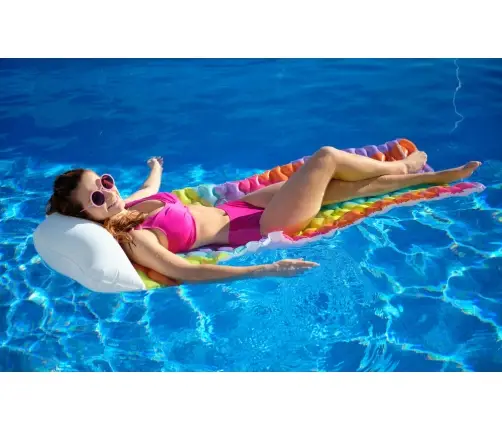 Inflatable Swimming Mattress Rainbow 216 x 80 cm Bestway 44107