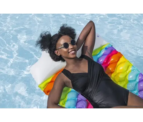 Inflatable Swimming Mattress Rainbow 216 x 80 cm Bestway 44107