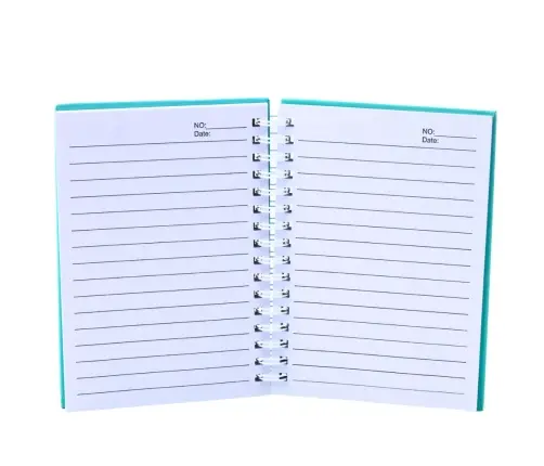 Holographic Mermaid Turquoise Lined Notebook A6 80 Sheets