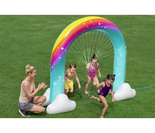 Inflatable Rainbow Water Curtain 221 x 71 x 19cm Bestway 52732