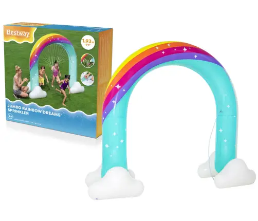 Inflatable Rainbow Water Curtain 221 x 71 x 19cm Bestway 52732