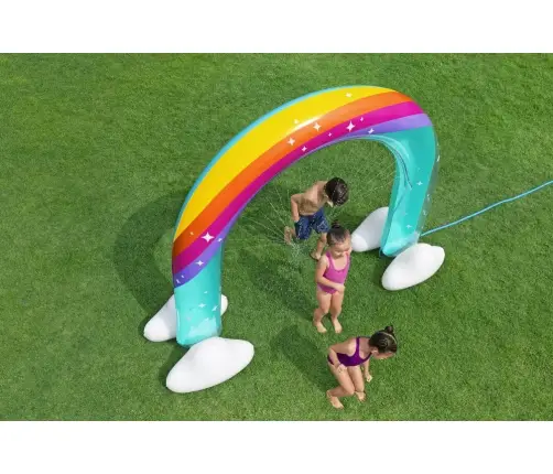 Inflatable Rainbow Water Curtain 221 x 71 x 19cm Bestway 52732