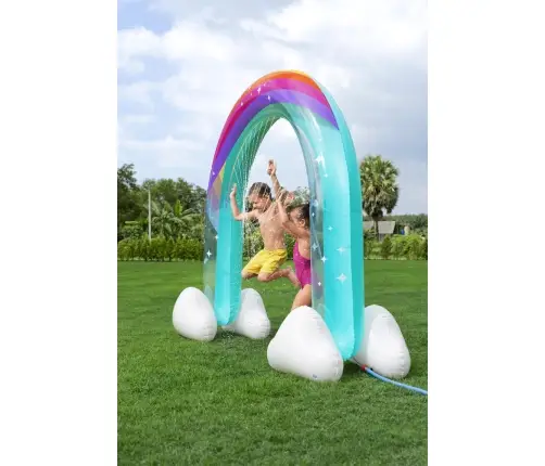 Inflatable Rainbow Water Curtain 221 x 71 x 19cm Bestway 52732