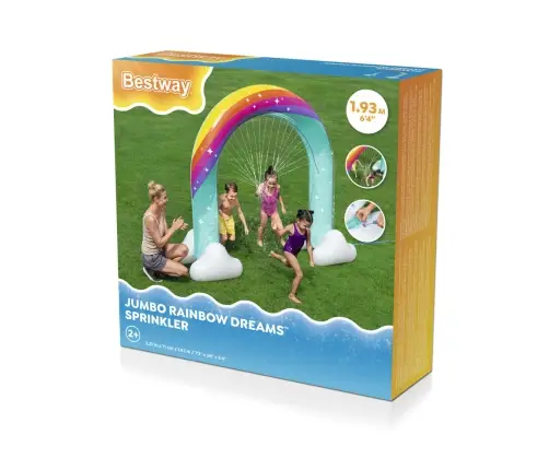 Inflatable Rainbow Water Curtain 221 x 71 x 19cm Bestway 52732