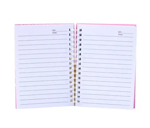 Holographic Scales Lined Notebook Pink A6 80 Sheets