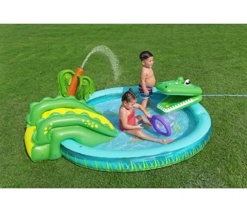 Inflatable Playground Crocodile 224 x 181 x 72 cm Bestway 53166