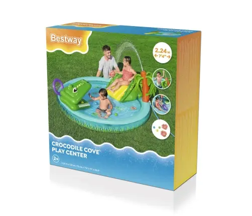 Inflatable Playground Crocodile 224 x 181 x 72 cm Bestway 53166