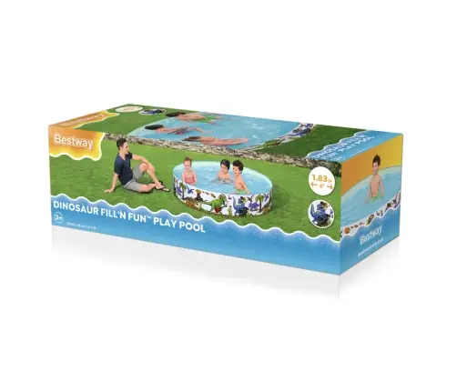 Dinosaurs Garden Pool 183 cm x 38 cm Bestway 55022