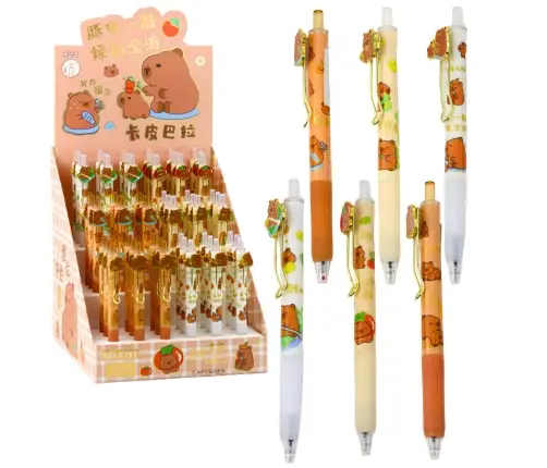 Capybara Gel Pen Blue Ink 0.5mm 14cm Mix