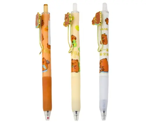 Capybara Gel Pen Blue Ink 0.5mm 14cm Mix