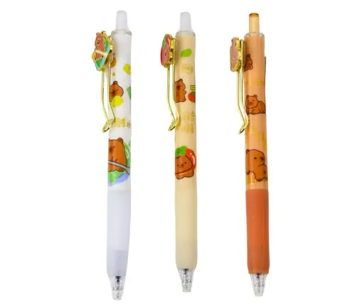 Capybara Gel Pen Blue Ink 0.5mm 14cm Mix