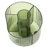 School Supplies Organizer Office Transparent Green