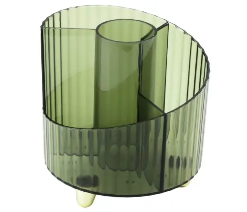 School Supplies Organizer Office Transparent Green