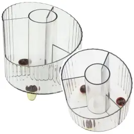 School Supplies Organizer Office Transparent White